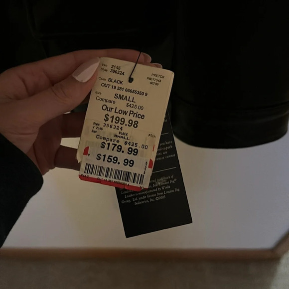 London Fog Leather Jacket - Picture 4 of 4